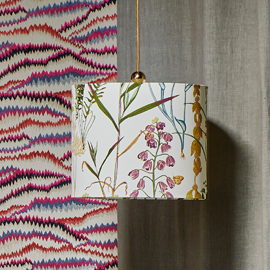 Fabric Shade 35cm Pendant Light